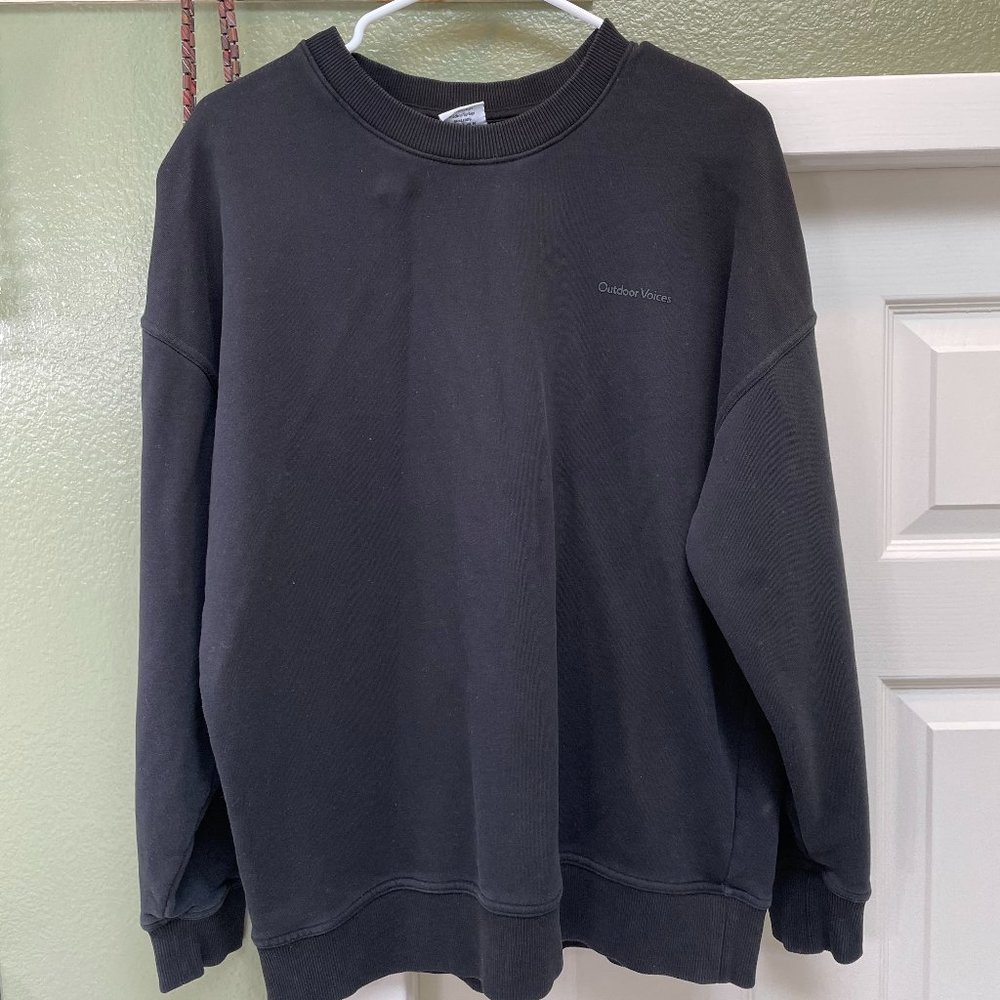 OUTDOOR VOICES Sweatshirt, Size S